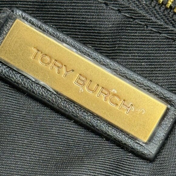 🆕 TORY BURCH 🧿 NWOT Fleming Soft Large Bucket Bag, Black Leather Diamond Quilt - Picture 13 of 16